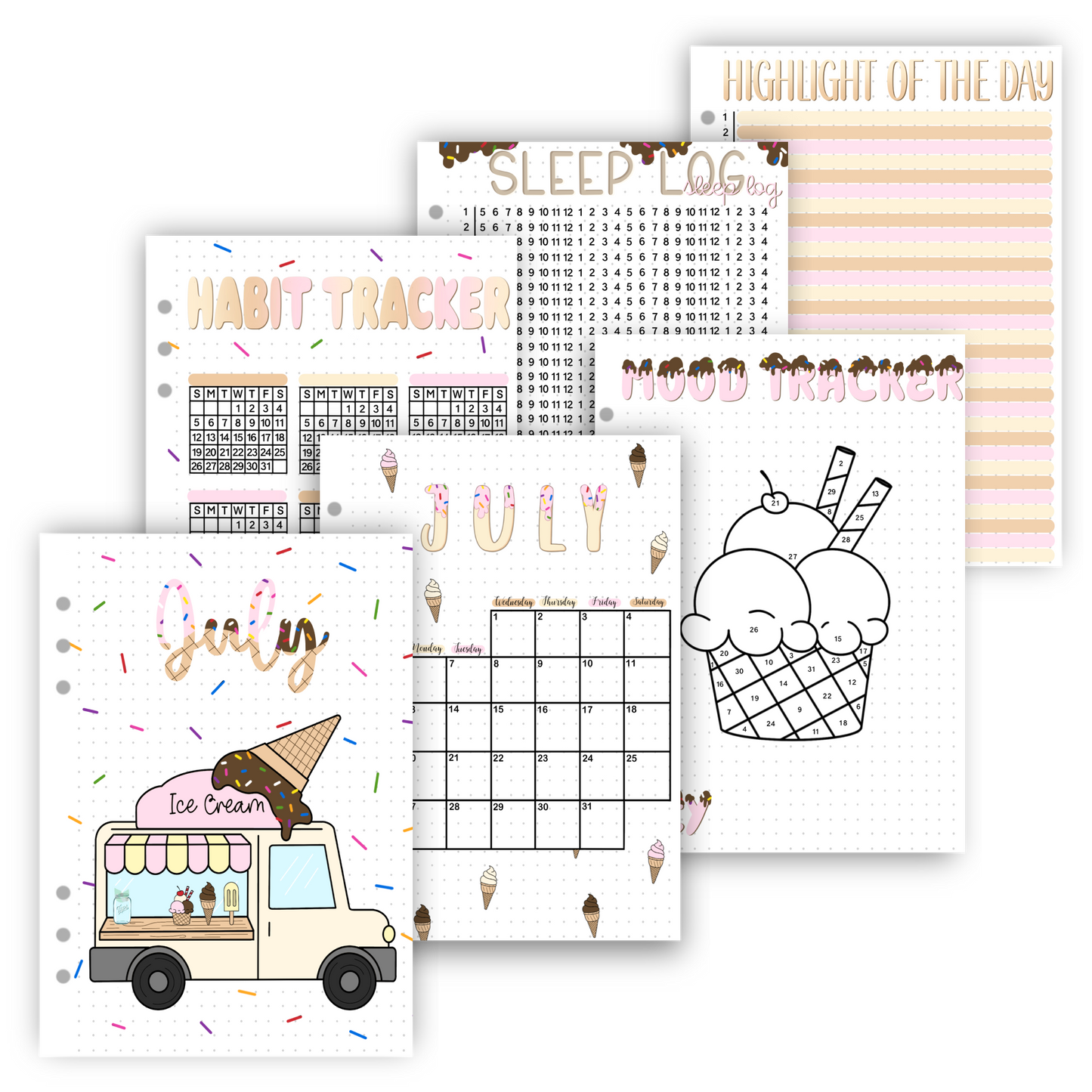 2026 Monthly Page Sets