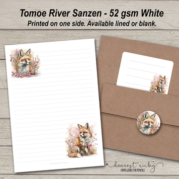 Spring Fox Schreibset - 52g/m² Tomoe River Papier