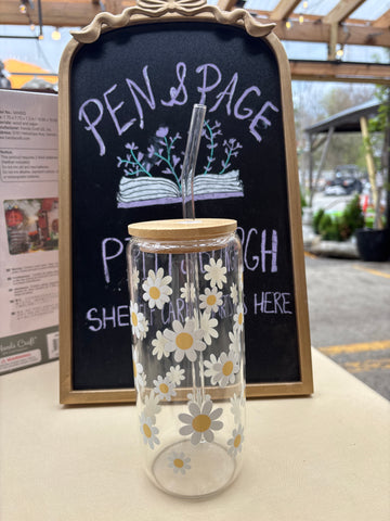 Daisy Glass and Straw