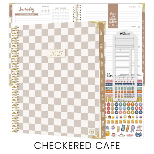 2027 Hard Cover Planner - 8.5" x 11" size