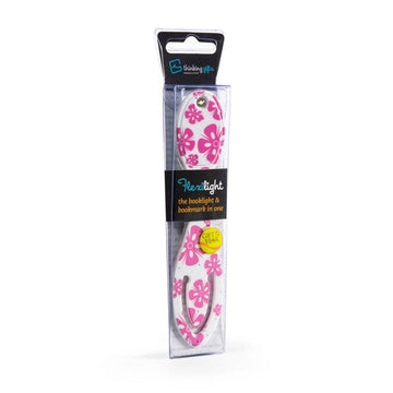 Floral design booklight in packaging on a white background