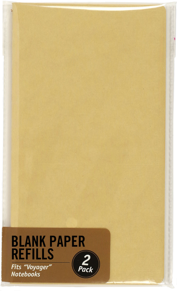 Voyager Notebook Blank Paper Refills