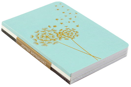 Jotter Mini Notizbuch-Set: Löwenzahn-Wünsche