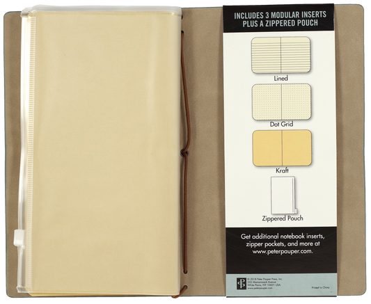 Hellblaues Voyager Notizbuch