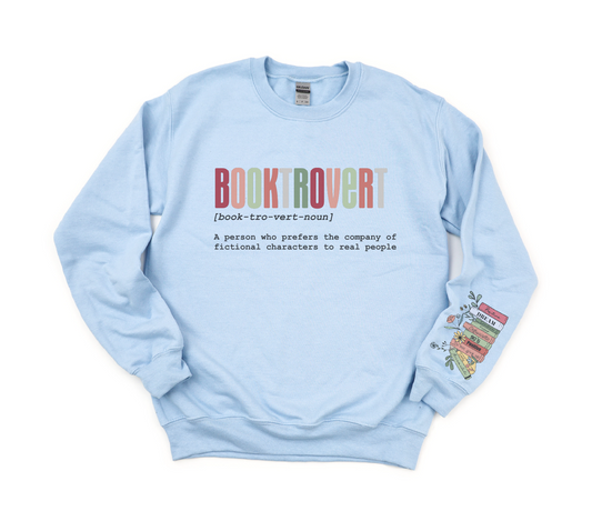 Bright Booktrovert mit Ärmelprint-Sweatshirt