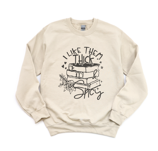 Doppelter Druck: Zwei Sweatshirts in einem Dick und Würzig / Schreib dein eigenes Märchen Sweatshirt