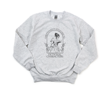Emotional an fiktive Charaktere gebunden Sweatshirt