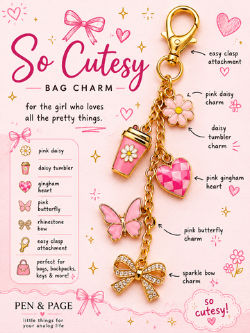 So Cutesy Bag Charm