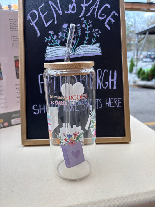 Bookish Glass and Straw