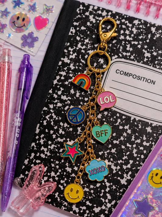 Good Vibes Bag Charm