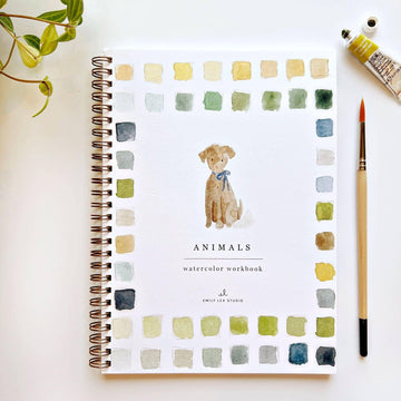 Tier-Aquarell-Arbeitsbuch